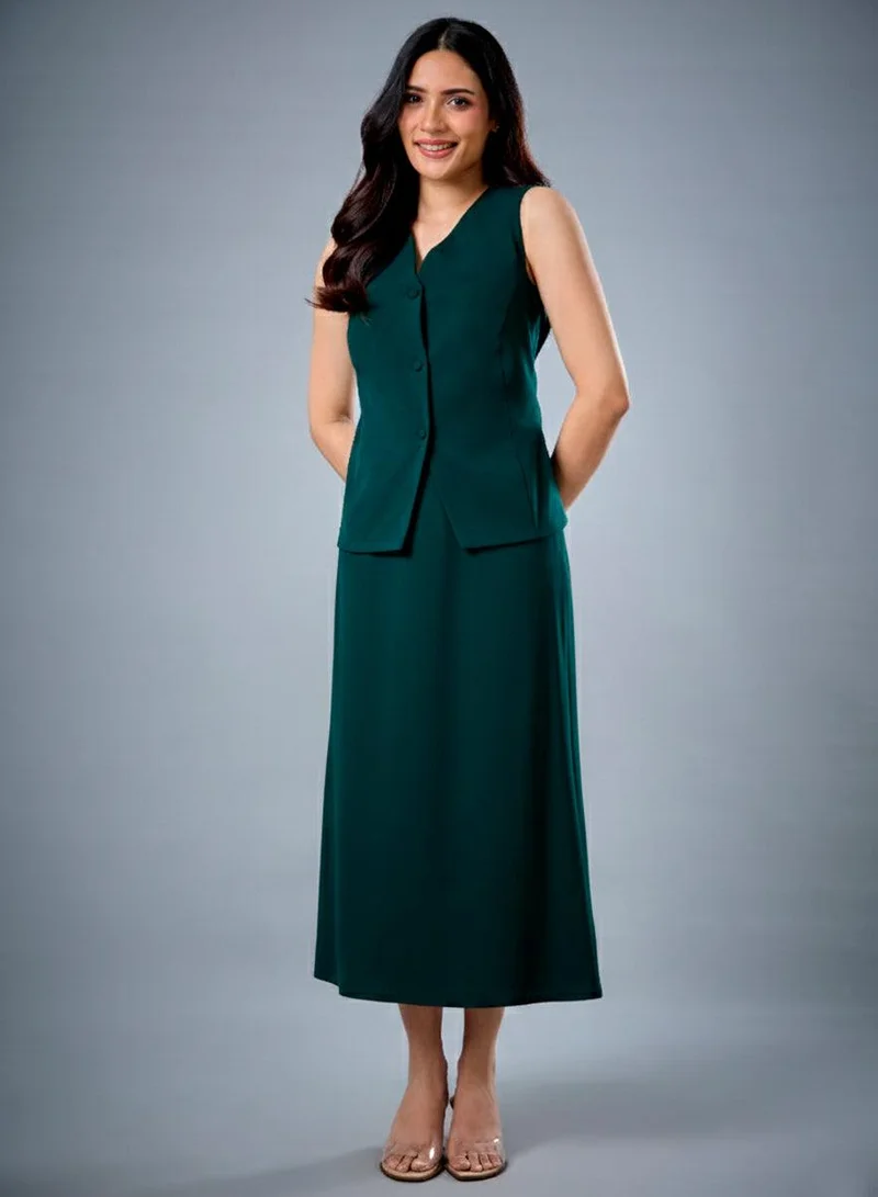 زجزاج Formal Two Piece Suit - Skirt